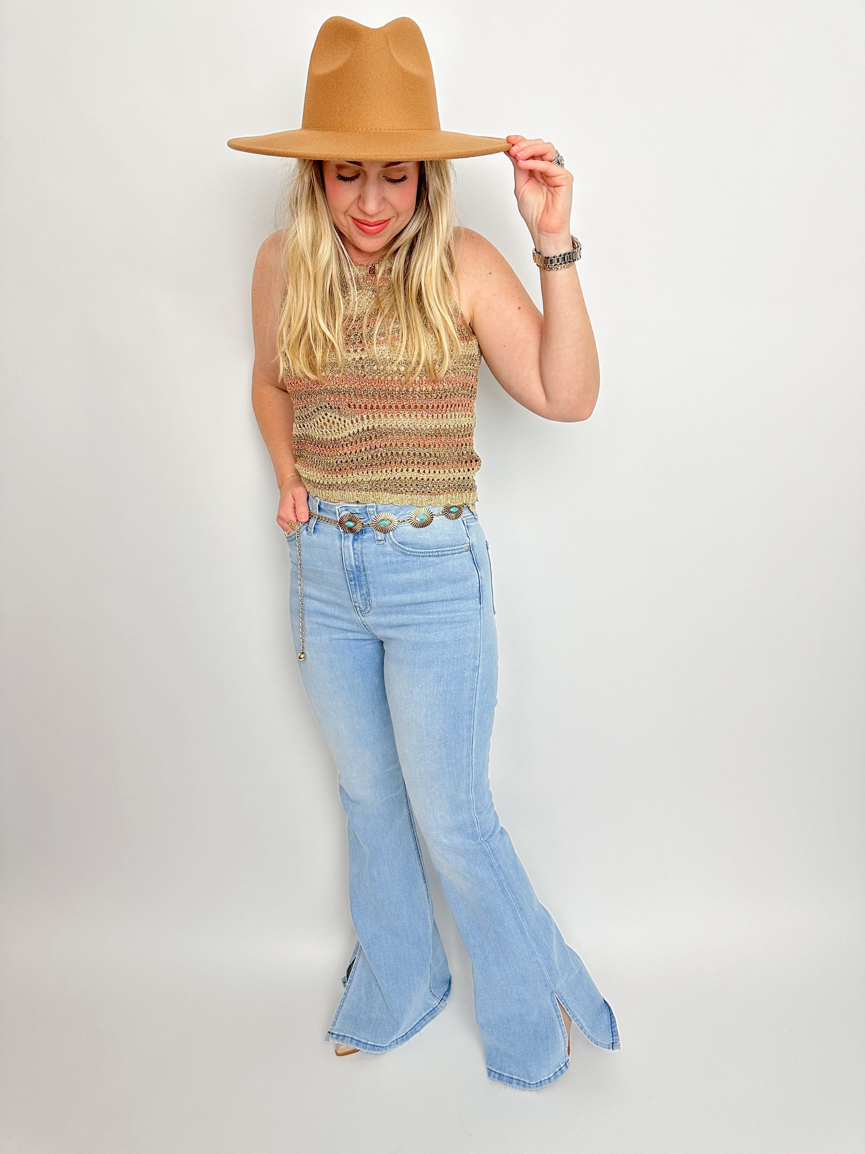 Hannah Sparkle Sweater Tank sold by Mimosa product image thumbnail 2