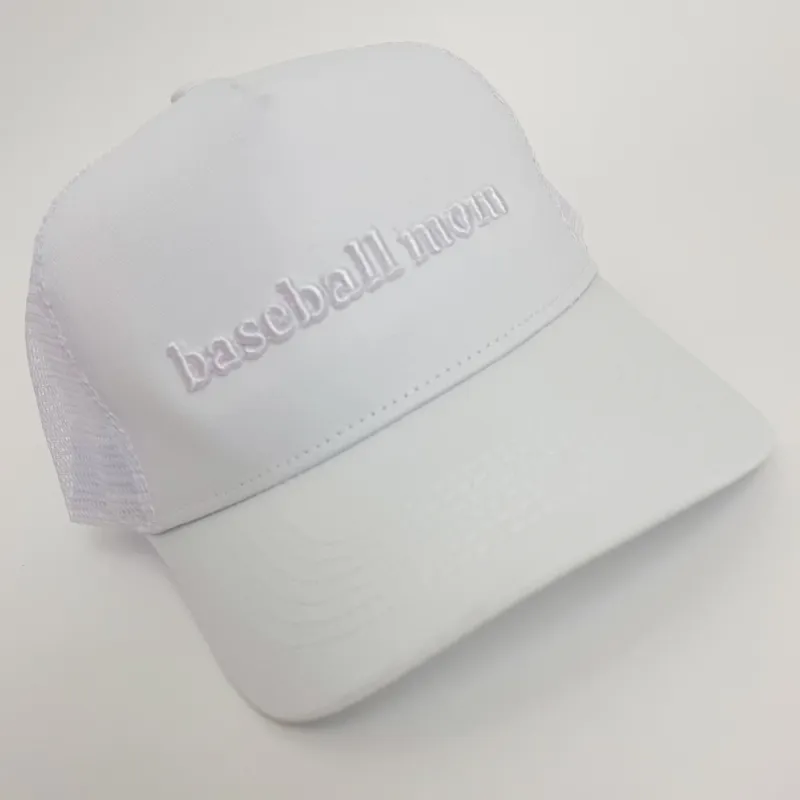 Baseball Mom Embroidered Trucker Hat sold by Mimosa