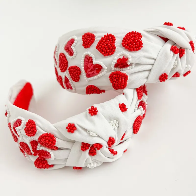 Scattered Hearts Headband sold by Mimosa