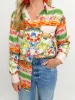 Maldives Printed Button Up Blouse sold by Mimosa