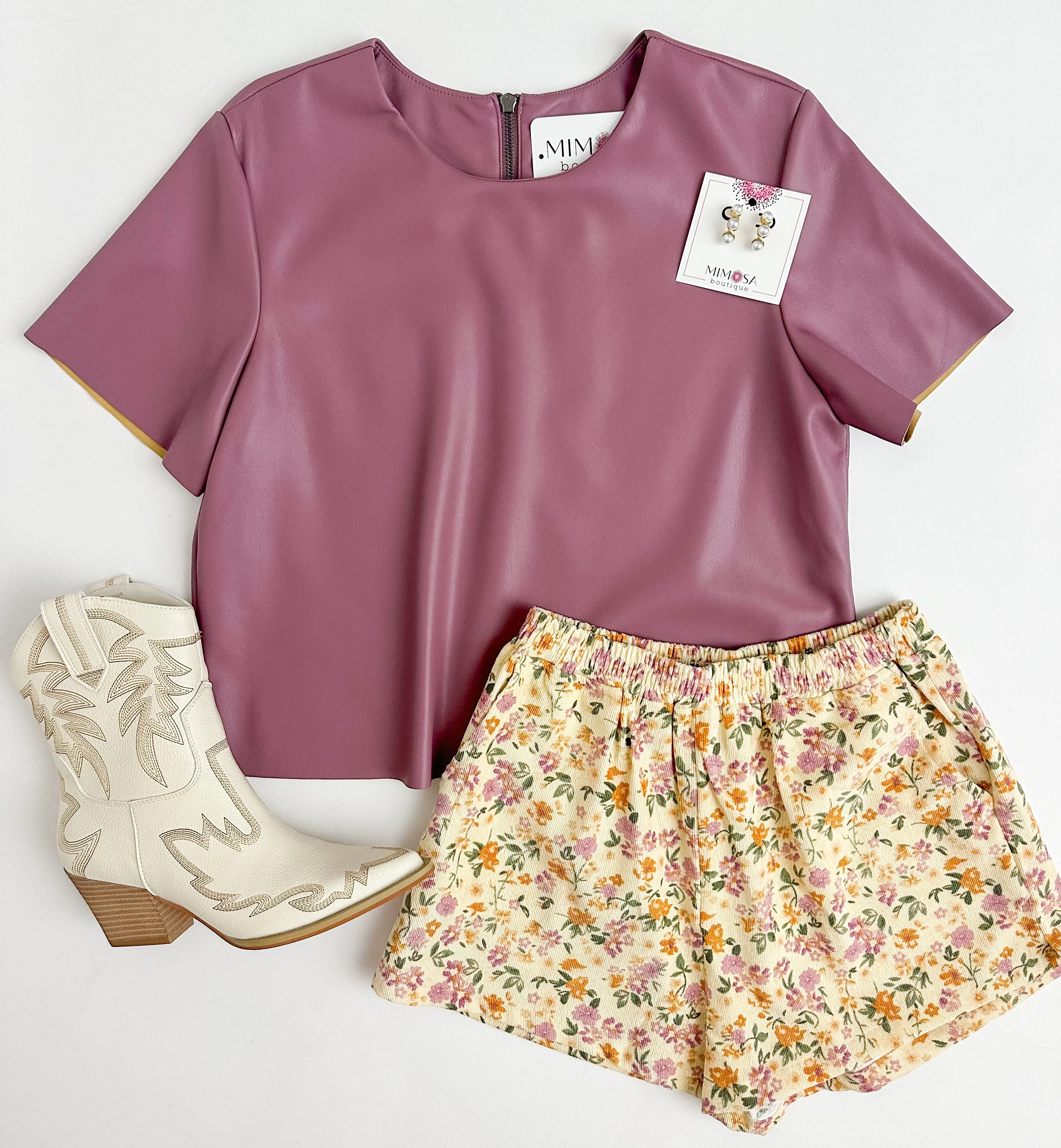 Ezra Leather Top sold by Mimosa product image thumbnail 3