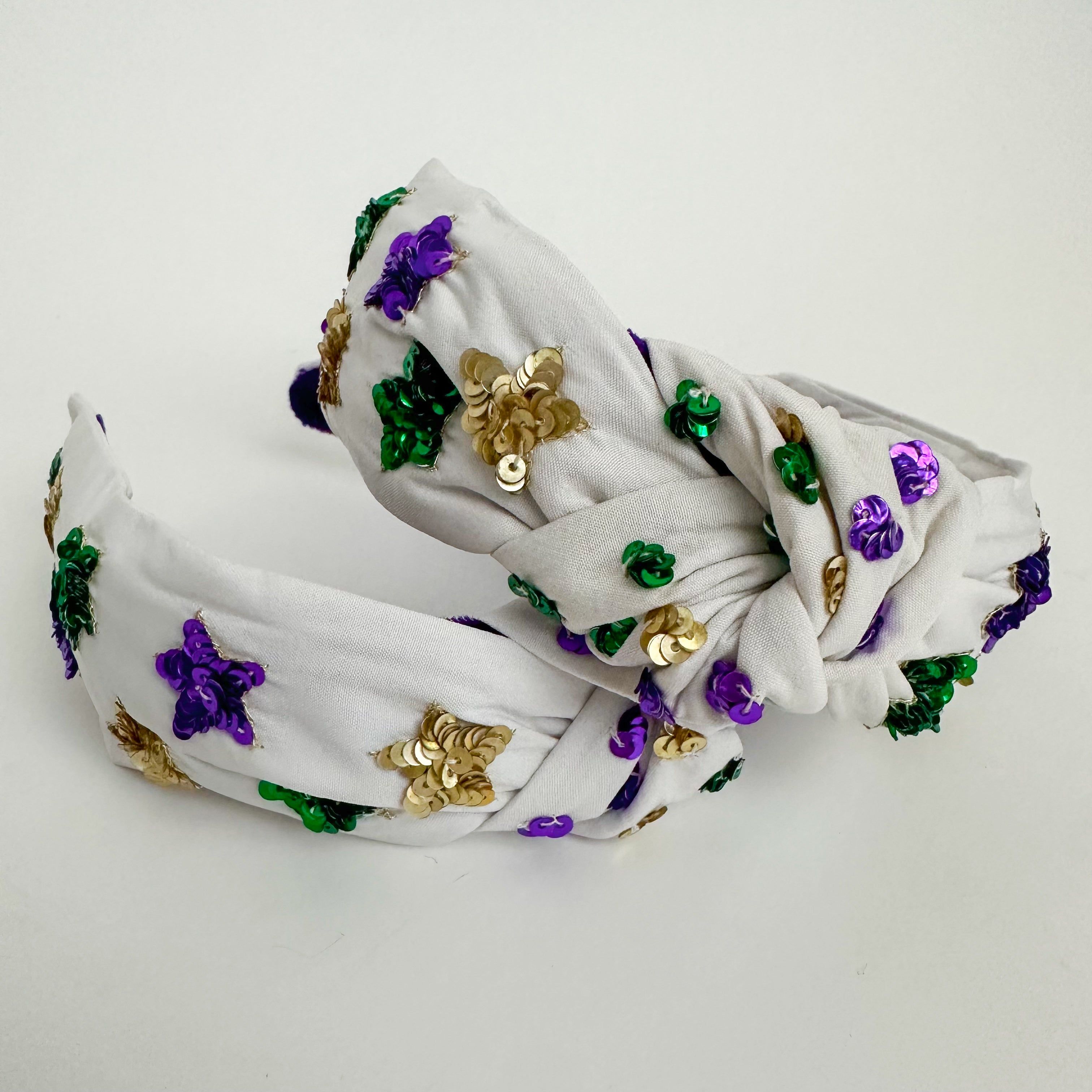 Mardi Gras Sequin Stars Headband sold by Mimosa