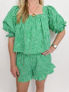 Picnic Perfect Gingham Blouse sold by Mimosa