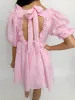 Marion Ruffled Mini Dress sold by Mimosa