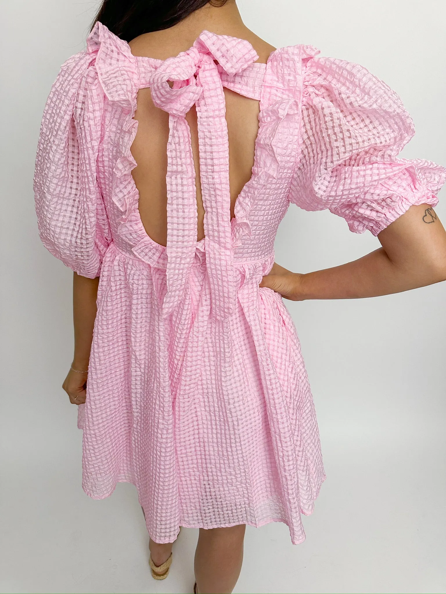 Marion Ruffled Mini Dress sold by Mimosa product image thumbnail 2
