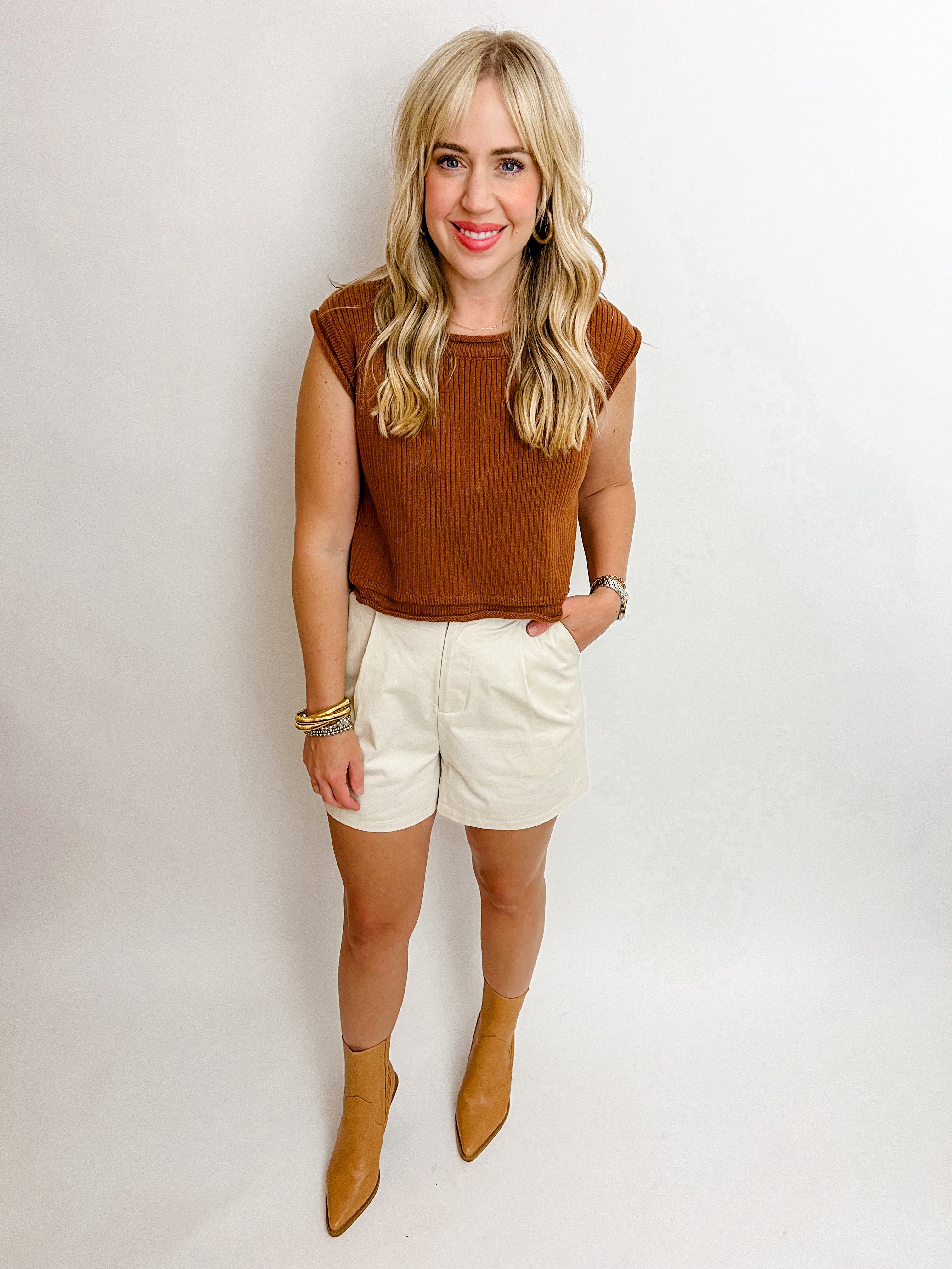 Terri Twill Pleated Short sold by Mimosa product image thumbnail 2