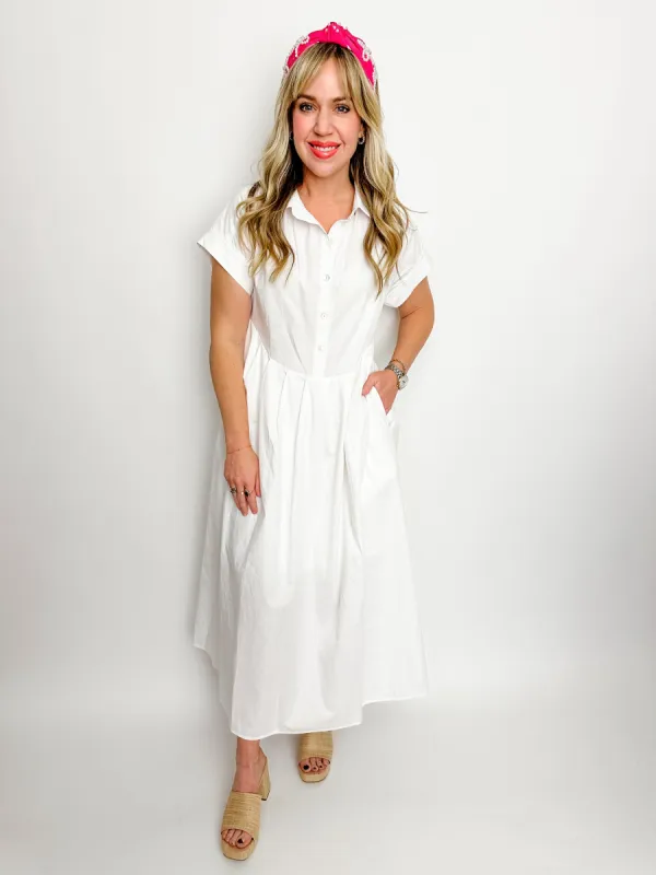 Lexington Collared Maxi Dress sold by Mimosa