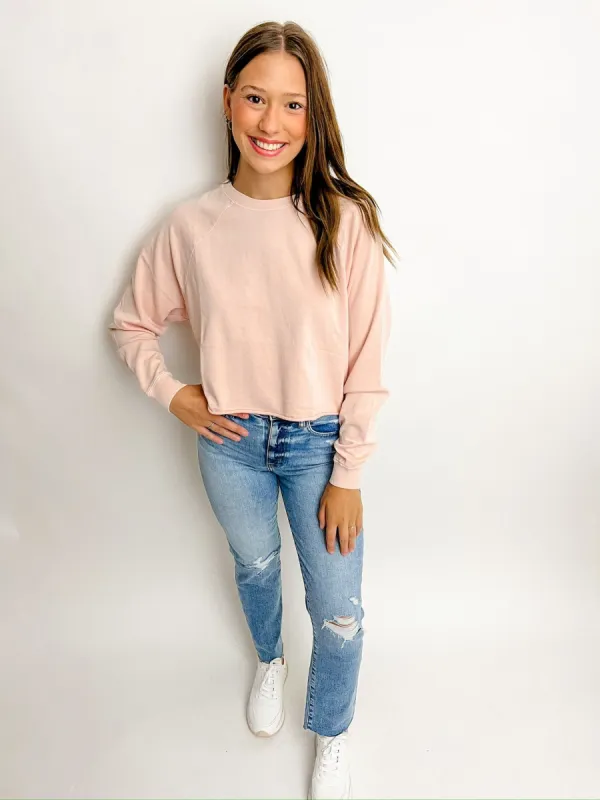 Rainey Raw Hem Top sold by Mimosa