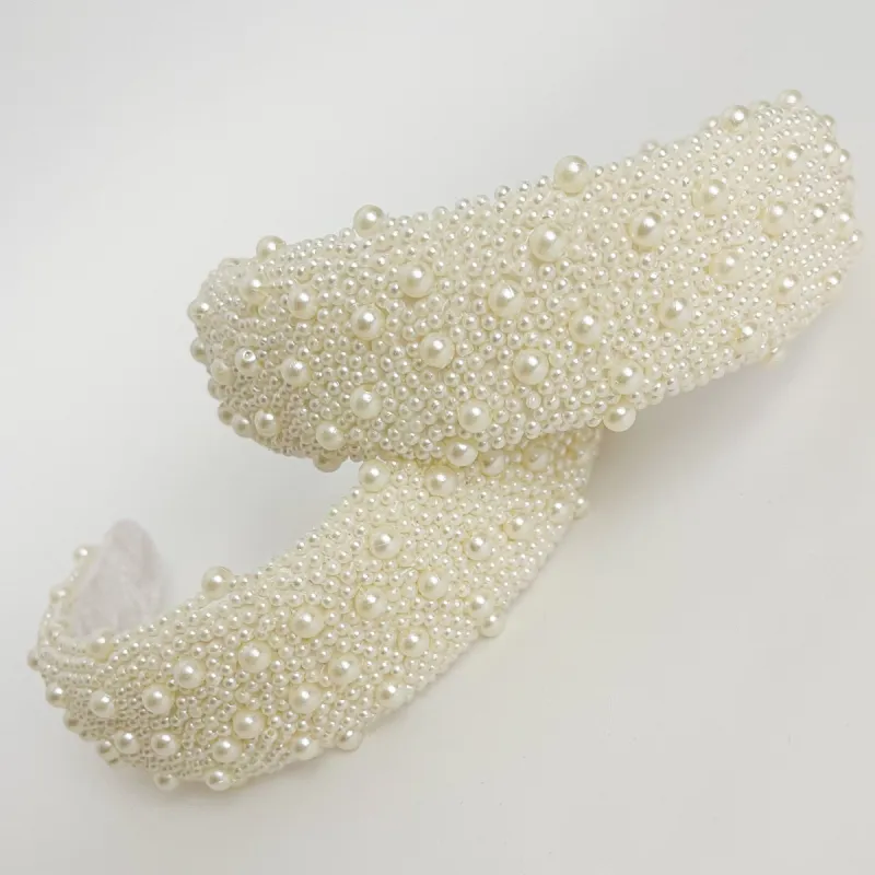 Solid Pearl Headband sold by Mimosa
