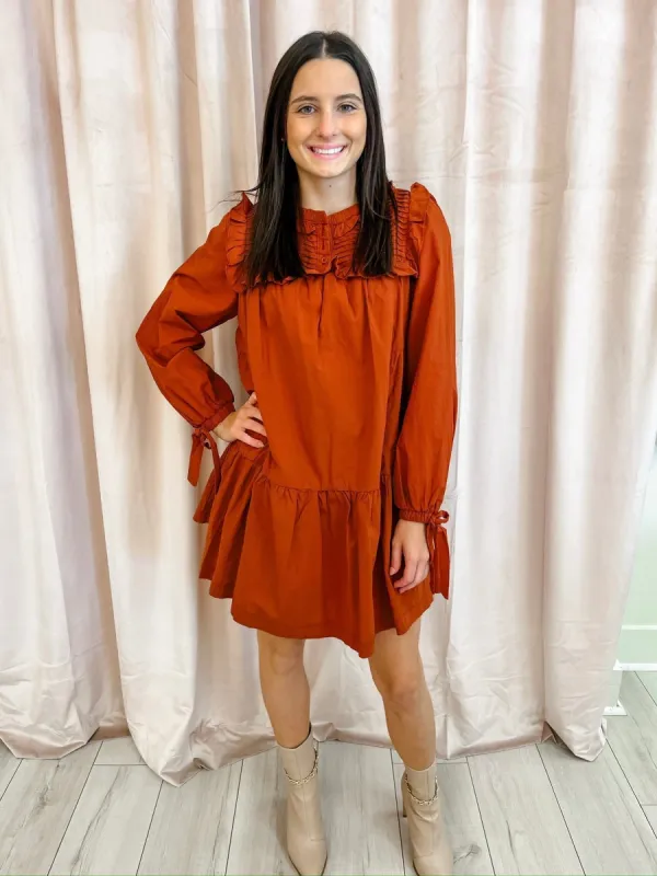 Autumn Spice LS Dress sold by Mimosa