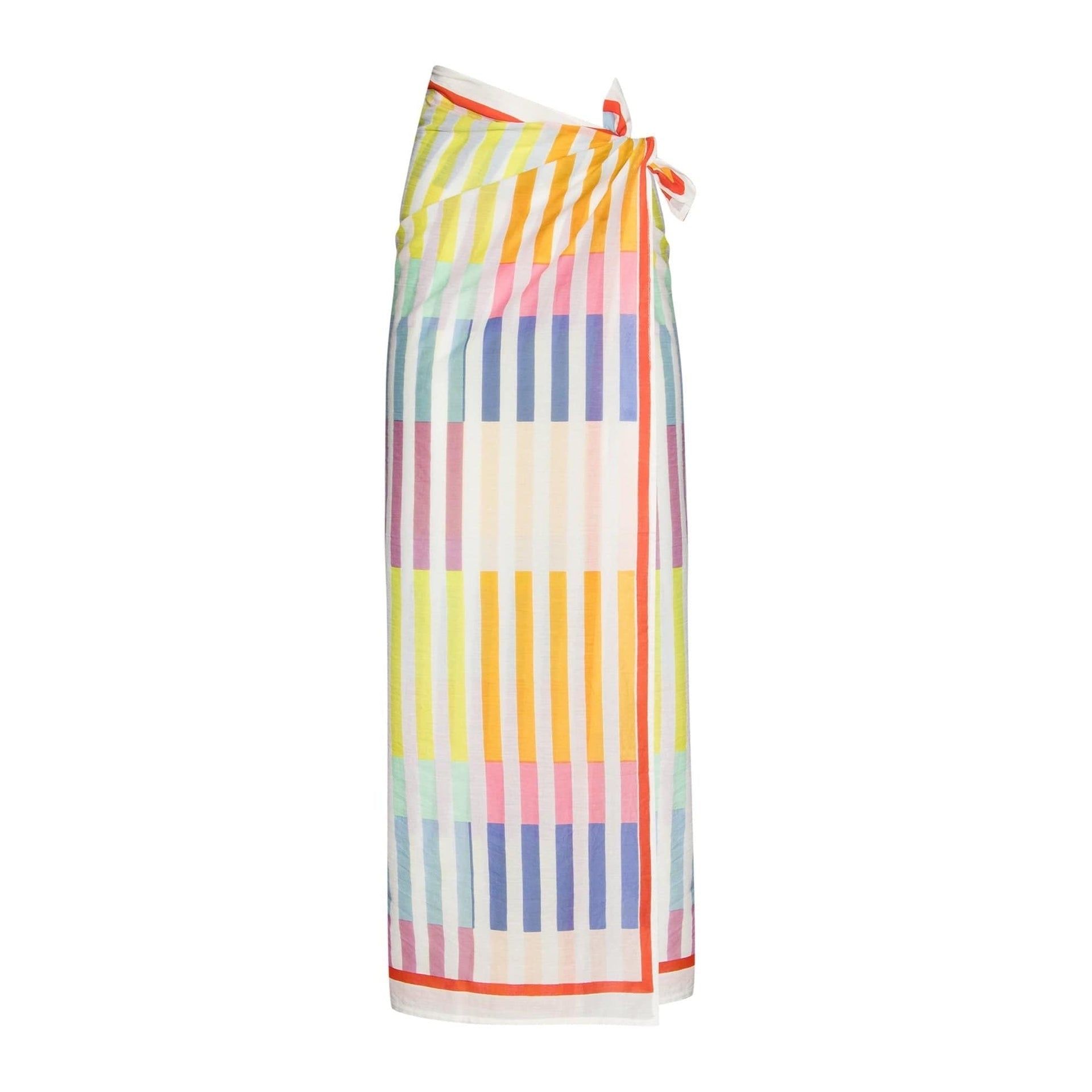 ST Rainbow Stripe Sarong sold by Mimosa product image thumbnail 2