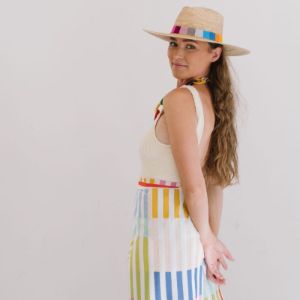 ST Rainbow Stripe Sarong sold by Mimosa