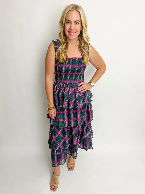 Pick Me Up Plaid Maxi Dress sold by Mimosa