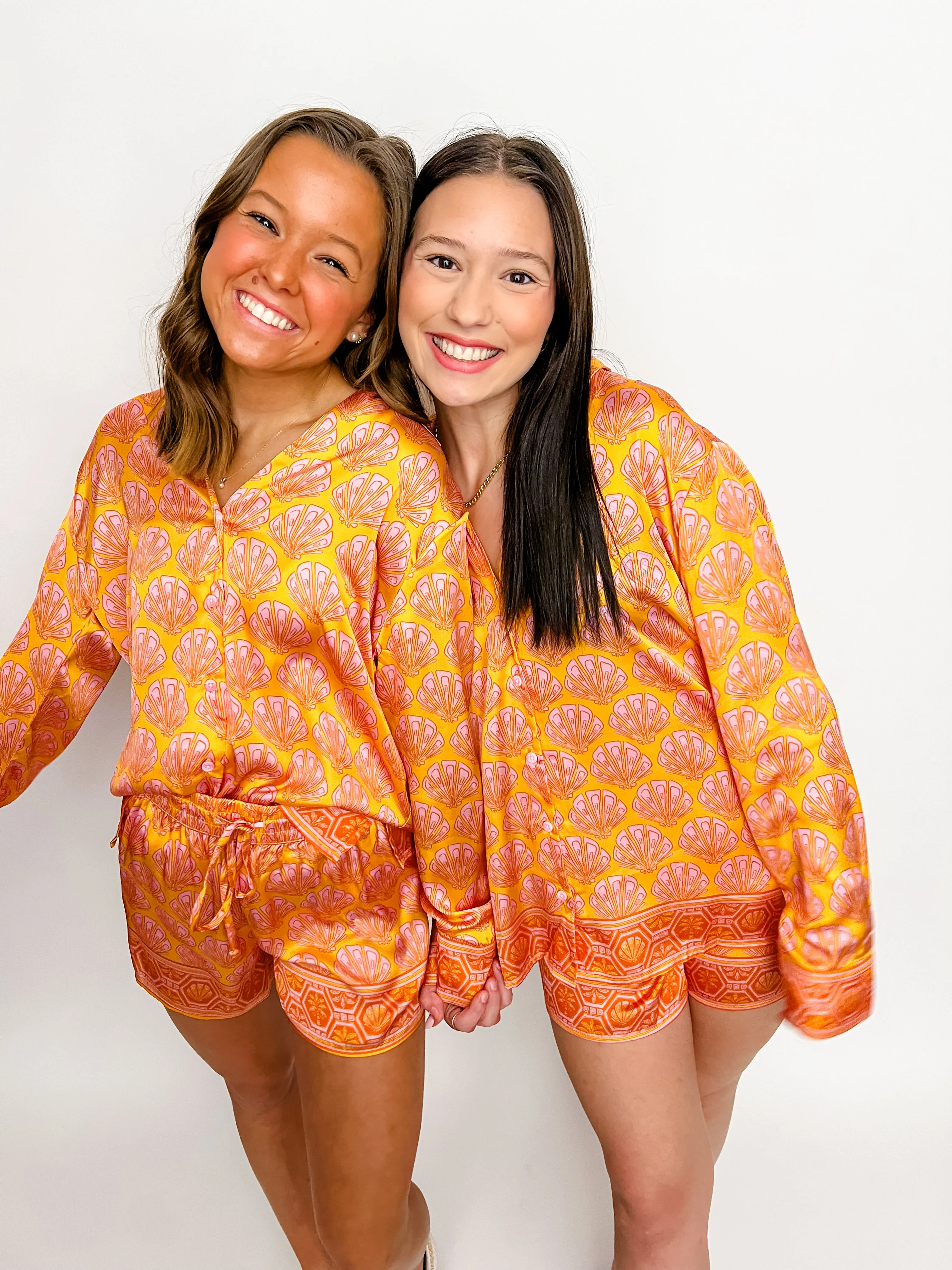 Early Riser PJ Set Shells Silky sold by Mimosa product image thumbnail 2