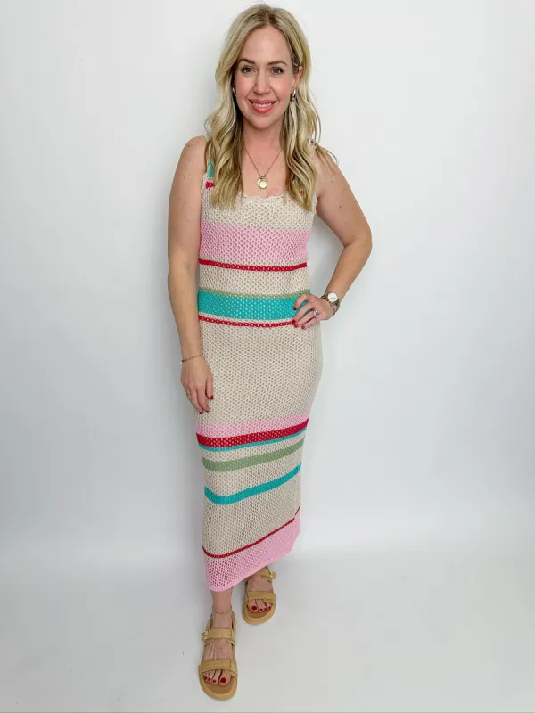 ZS Ibiza Stripe Sweater Dress sold by Mimosa