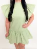 Finley Flutter Sleeve Mini Dress sold by Mimosa