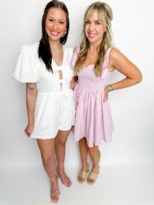 Triple Bow Front Romper sold by Mimosa