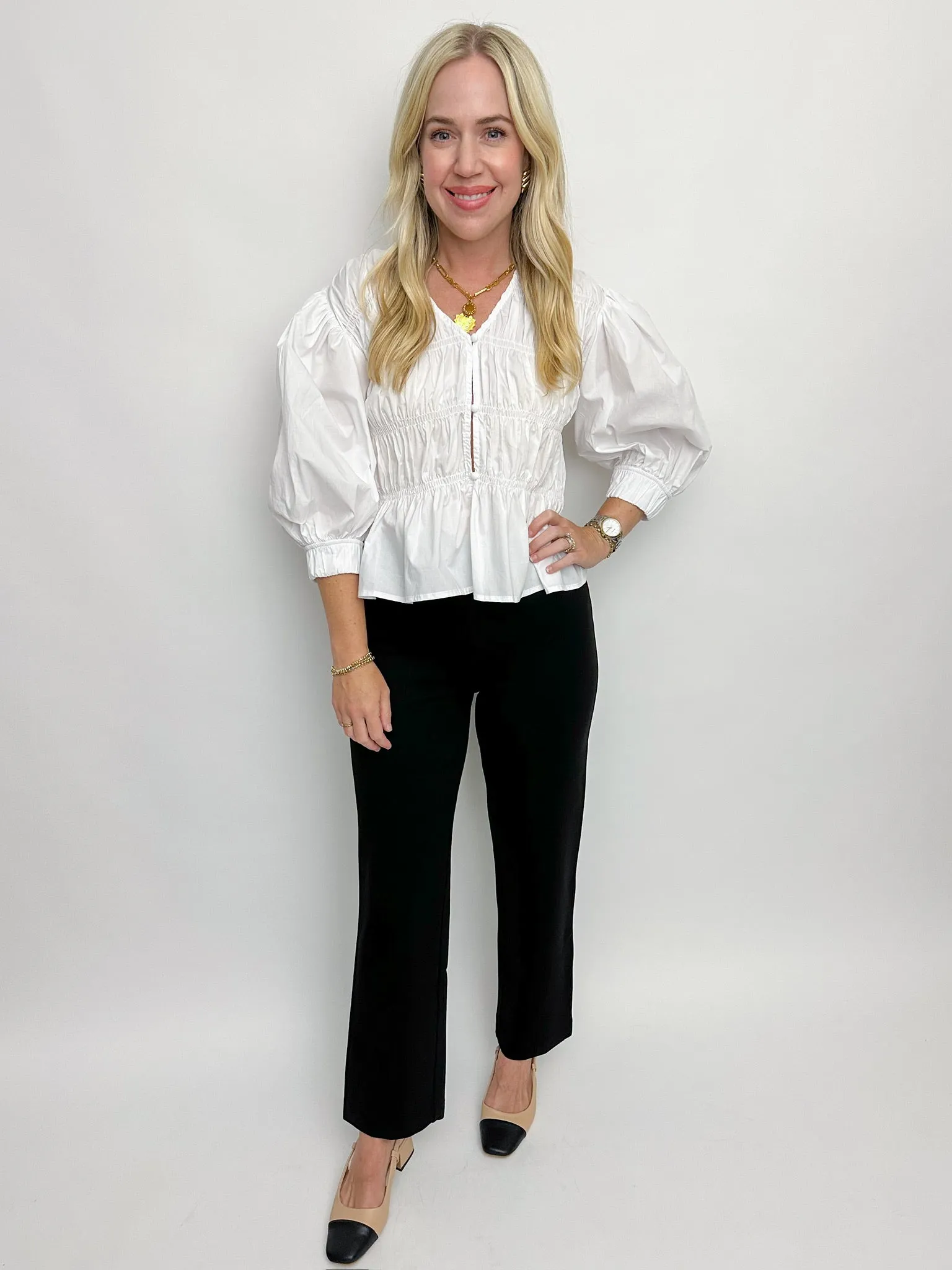 Heidy Ruched Blouse sold by Mimosa product image thumbnail 2