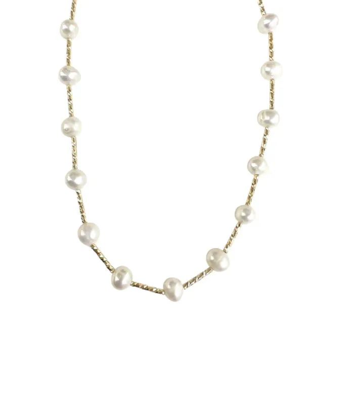 Gemelli Halo Necklace sold by Mimosa