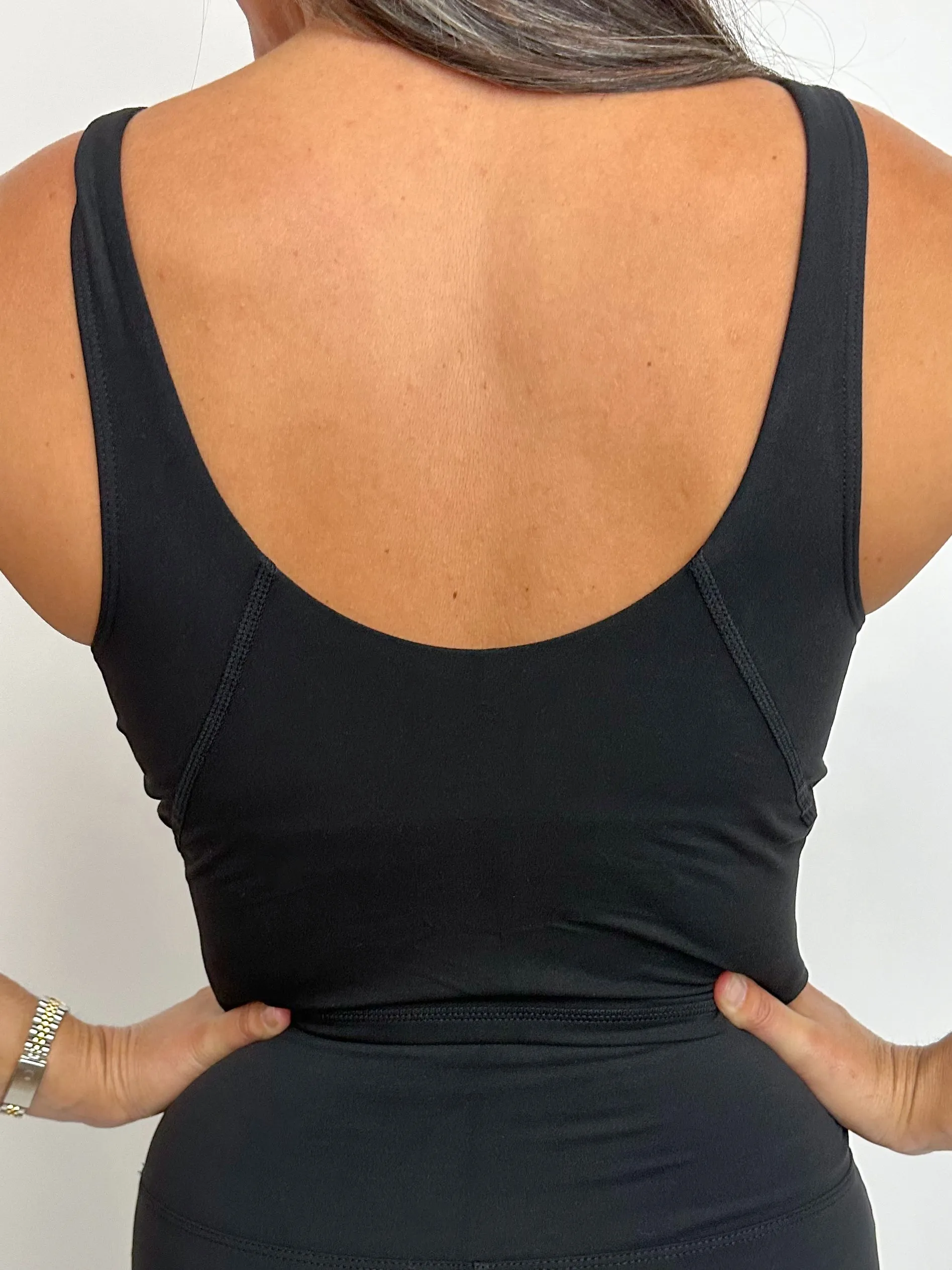 Vneck Yoga Crop sold by Mimosa product image thumbnail 3