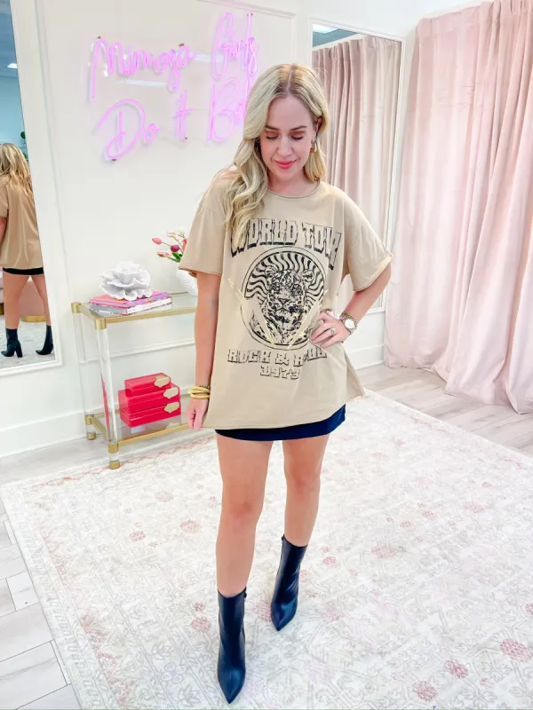 Airport Tee World Tour Graphic sold by Mimosa