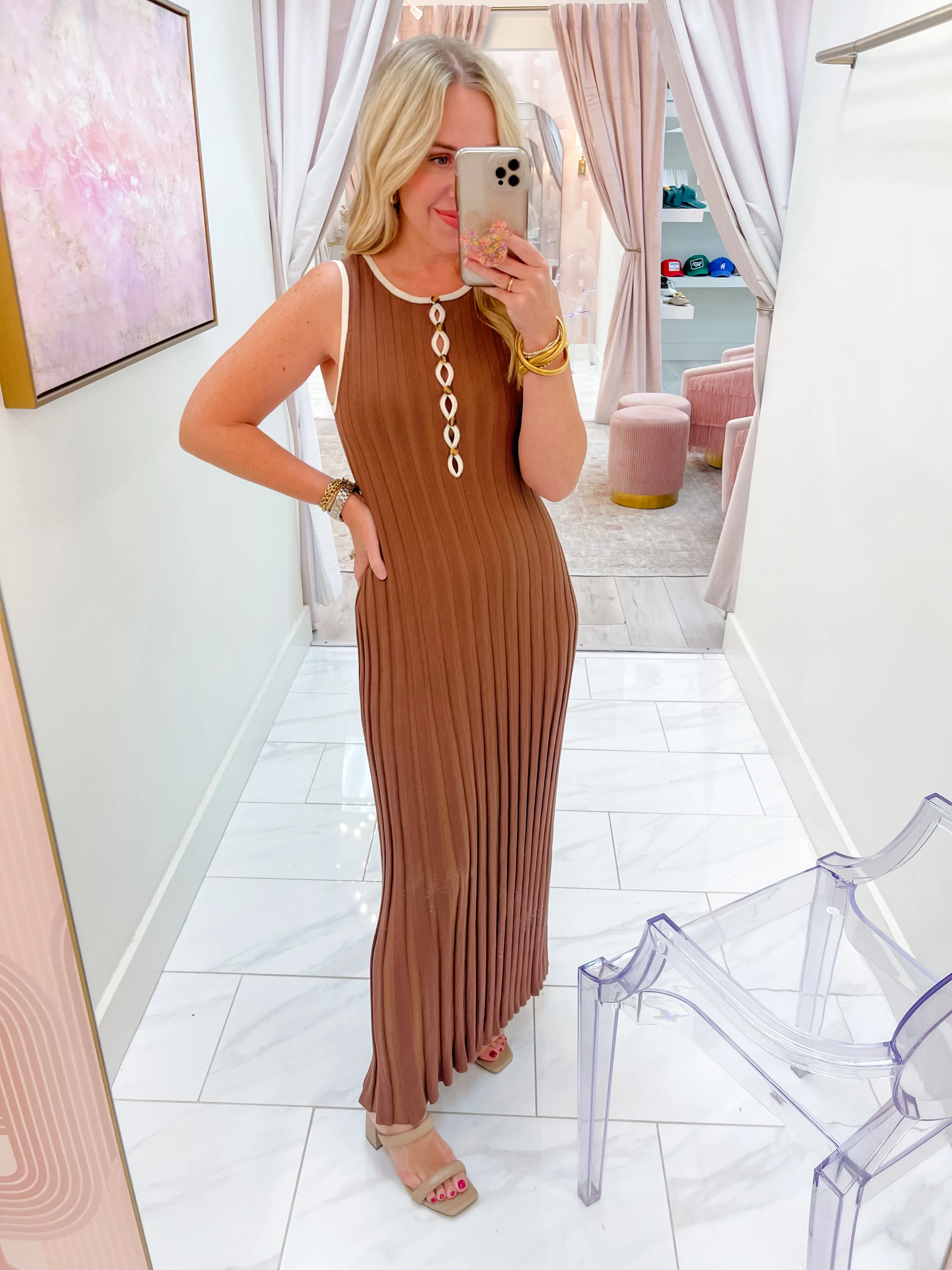 Amber Ribbed Maxi Dress sold by Mimosa product image thumbnail 2