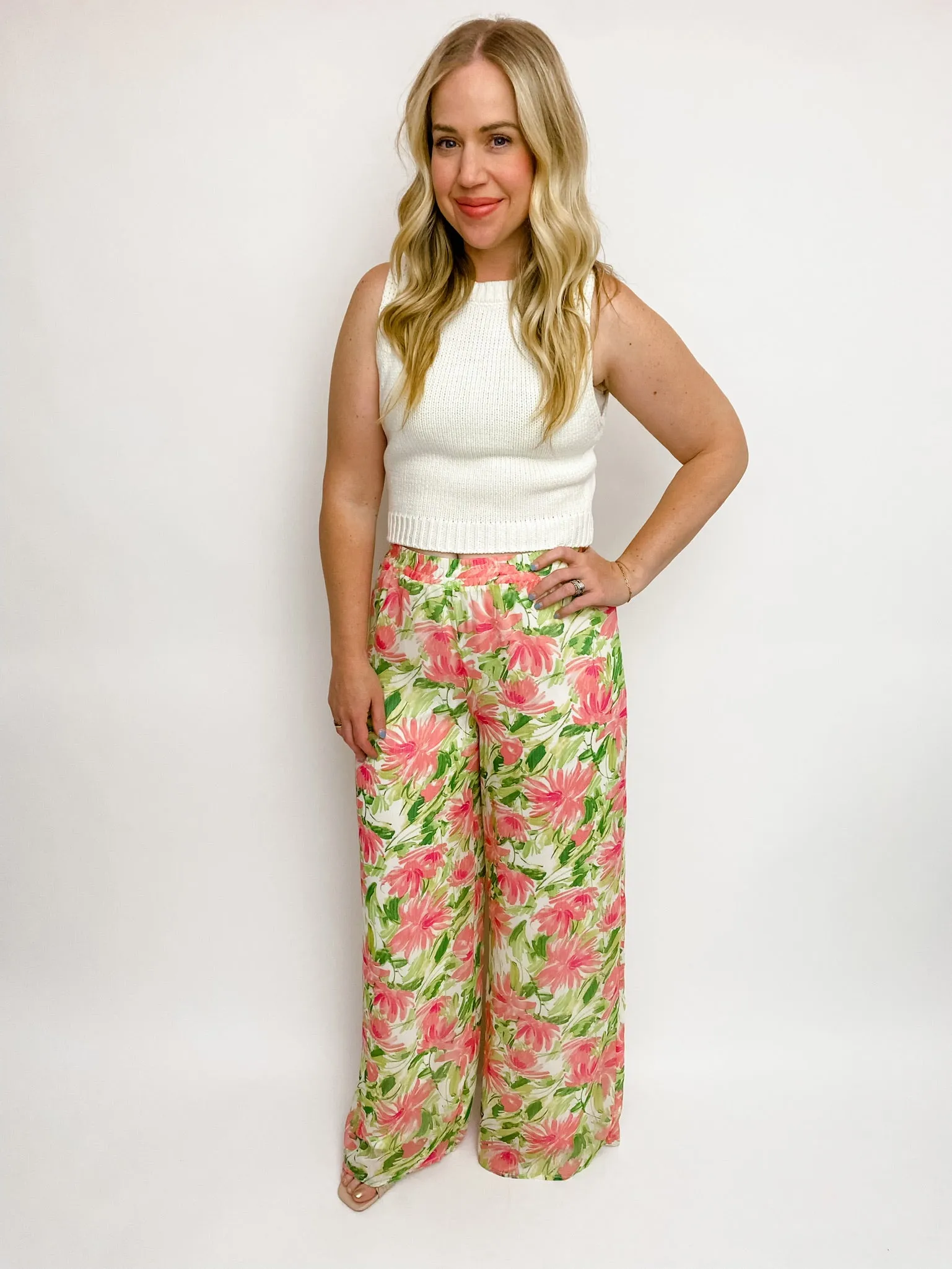 Mya Cropped Sweater Tank sold by Mimosa product image thumbnail 4