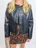 Mayson Snap Leather Jacket sold by Mimosa