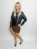 Mayson Snap Leather Jacket sold by Mimosa