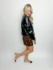 Mayson Snap Leather Jacket sold by Mimosa