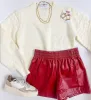 Pull On Leather Short sold by Mimosa