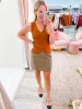 5th Avenue Plaid Mini Skirt sold by Mimosa