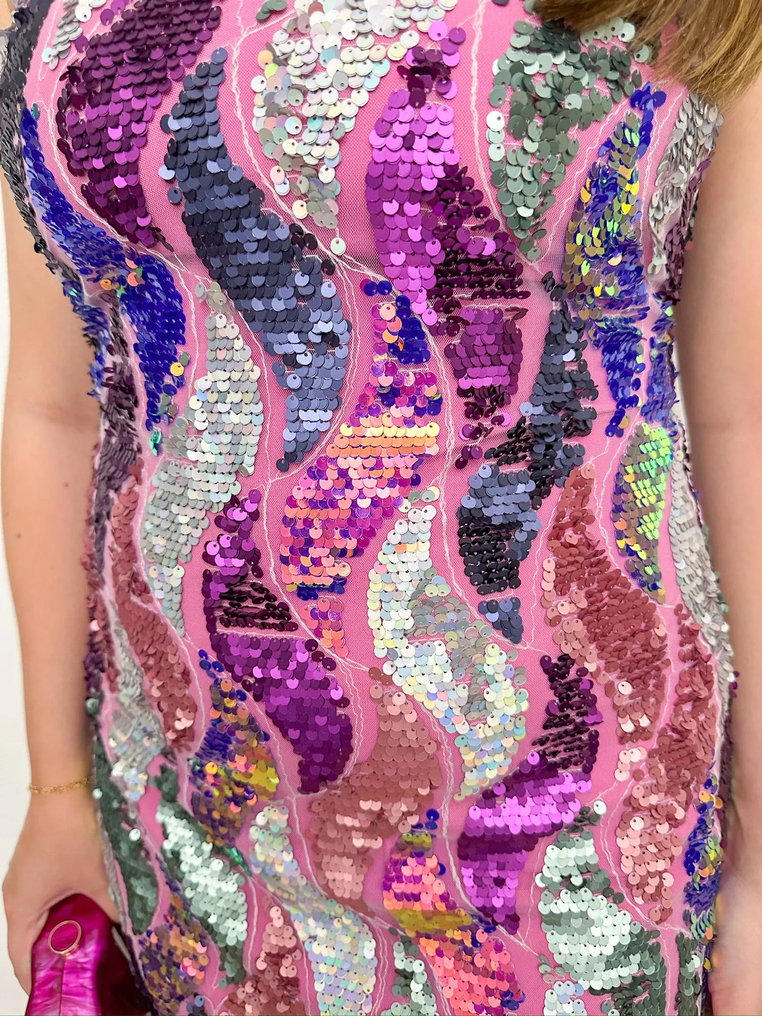 Midnight Sequin Mini Dress sold by Mimosa product image thumbnail 3