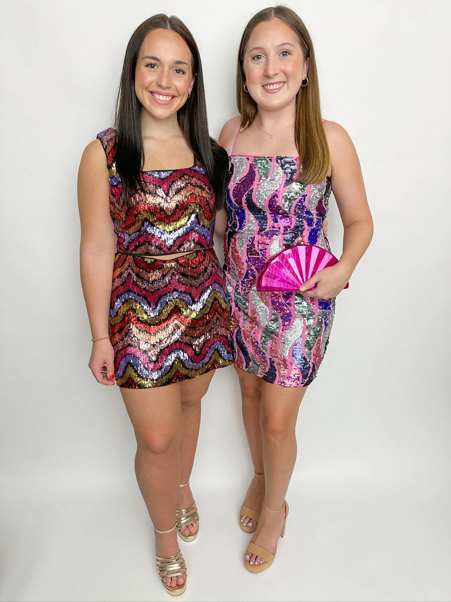 Mirage Sequin Crop Tank sold by Mimosa product image thumbnail 3