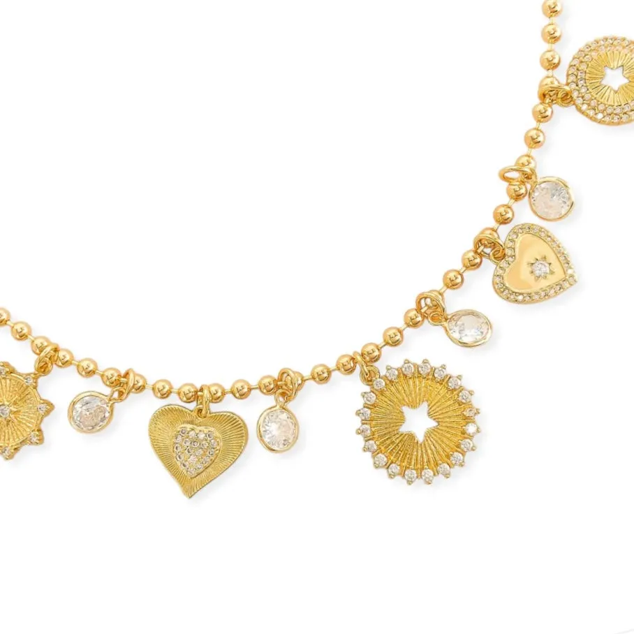 Tristan Charm Necklace sold by Mimosa