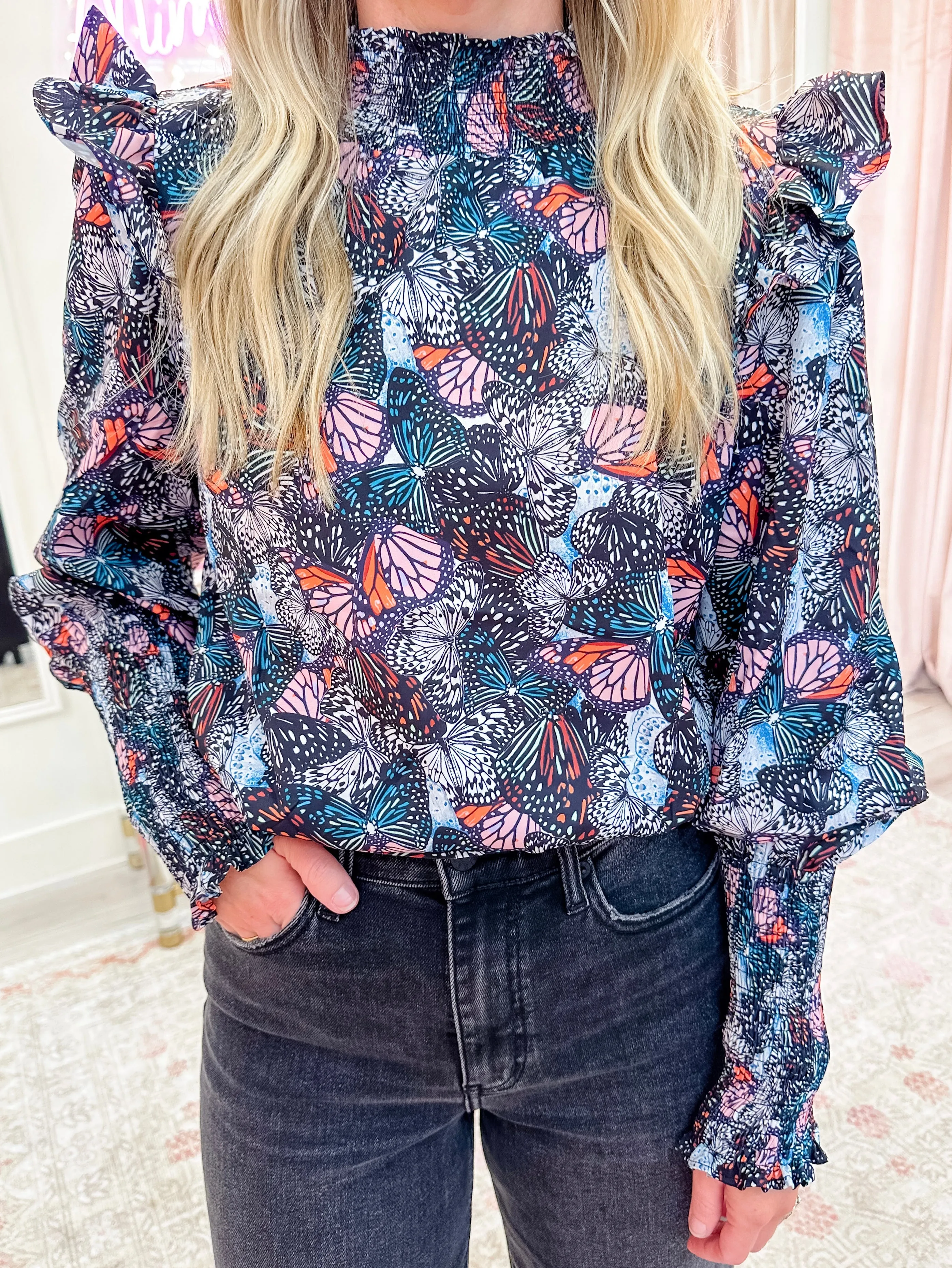 Indra Butterfly Blouse sold by Mimosa product image thumbnail 3