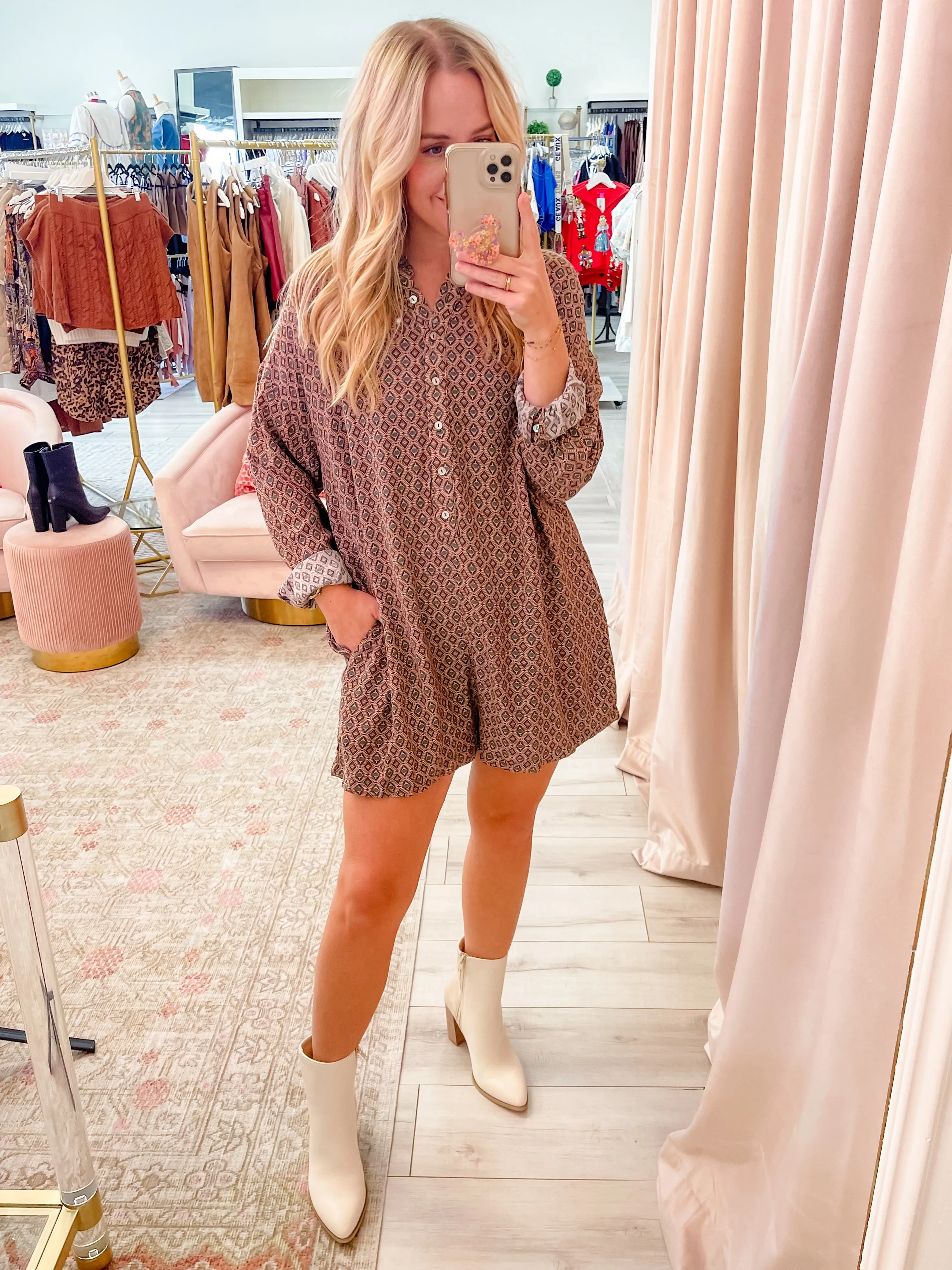 Sedona Printed Romper sold by Mimosa product image thumbnail 3