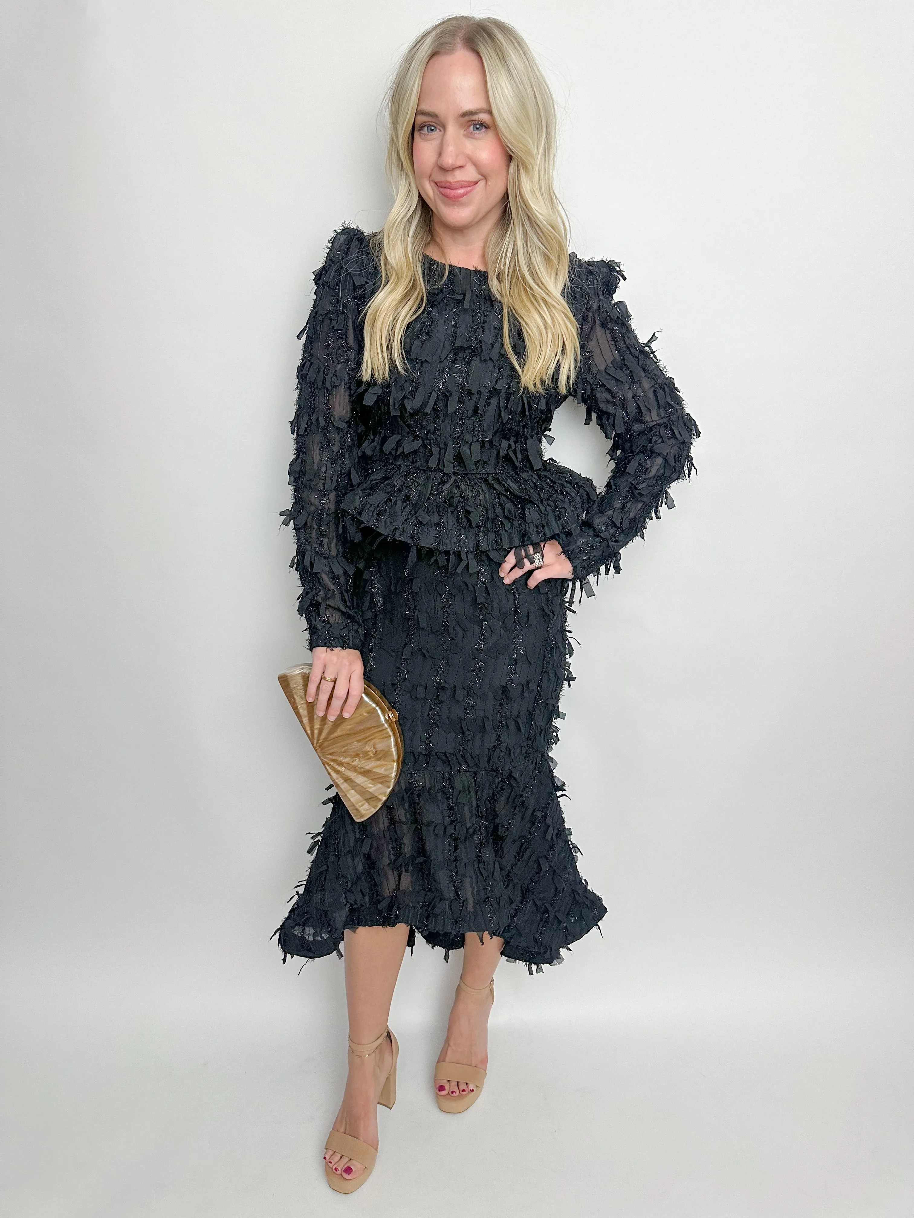 Fleur Fringe Ruffle Top sold by Mimosa product image thumbnail 4