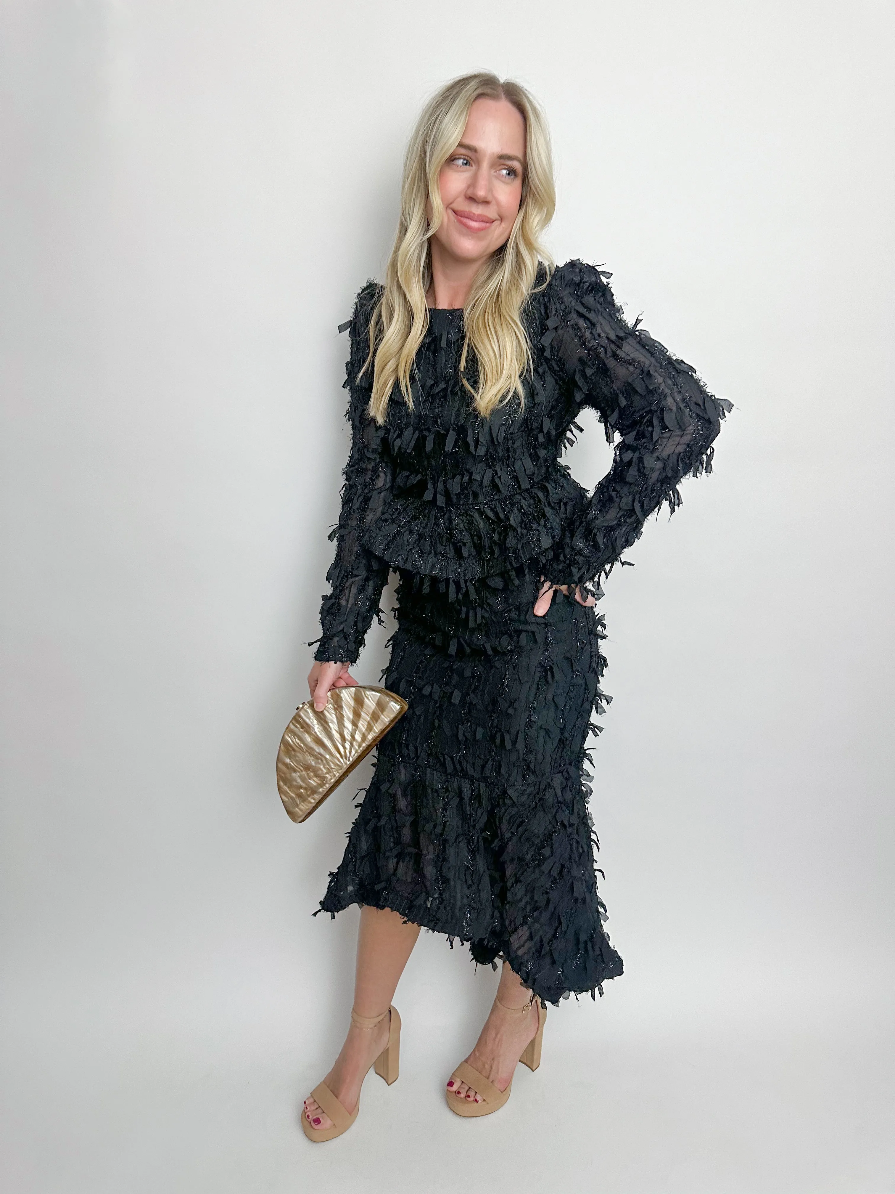 Fleur Fringe Ruffle Top sold by Mimosa product image thumbnail 5