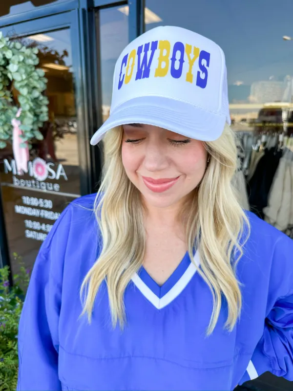 Cowboys Foam Trucker Hat sold by Mimosa