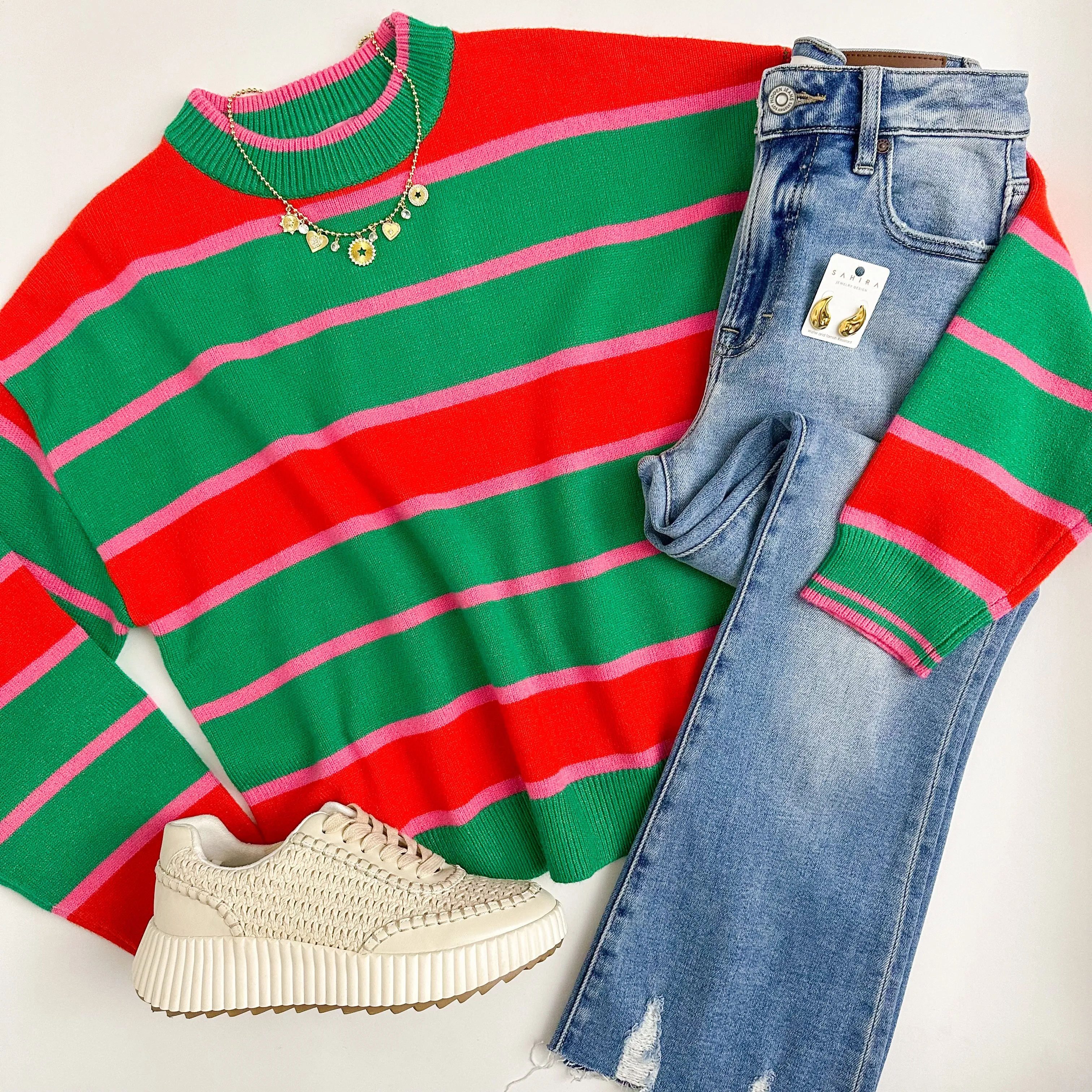 New Haven Striped Sweater sold by Mimosa