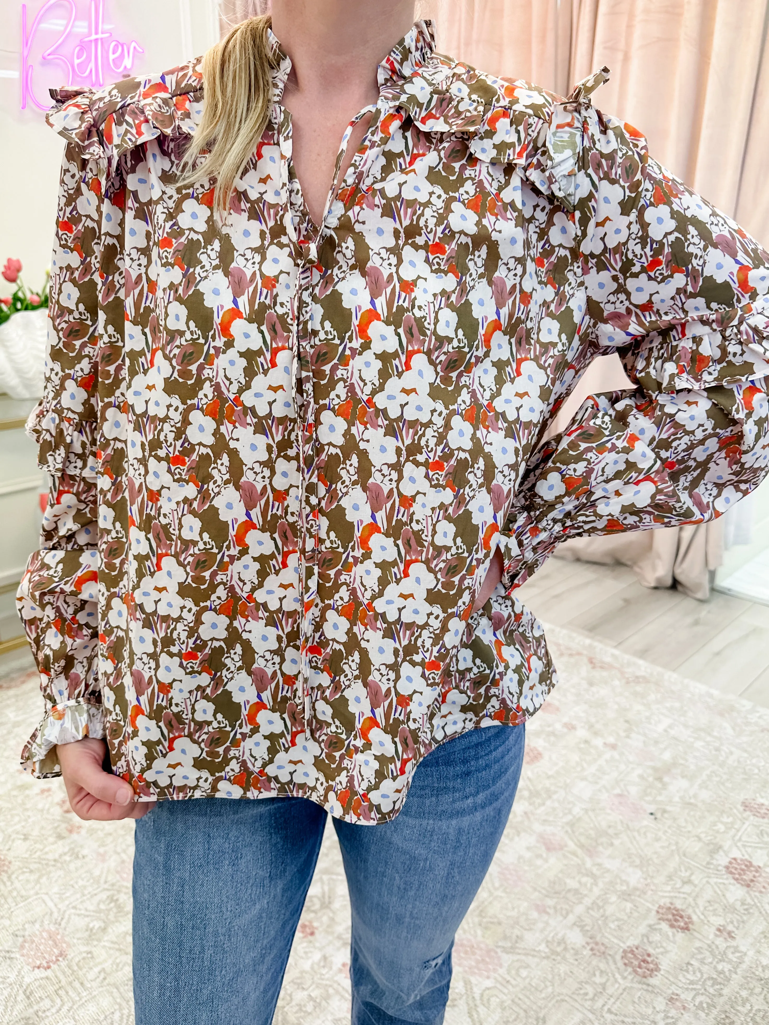 Fields of Frills Blouse sold by Mimosa product image thumbnail 3