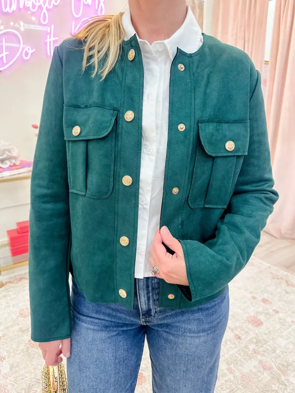 Lisbeth Suede Jacket sold by Mimosa