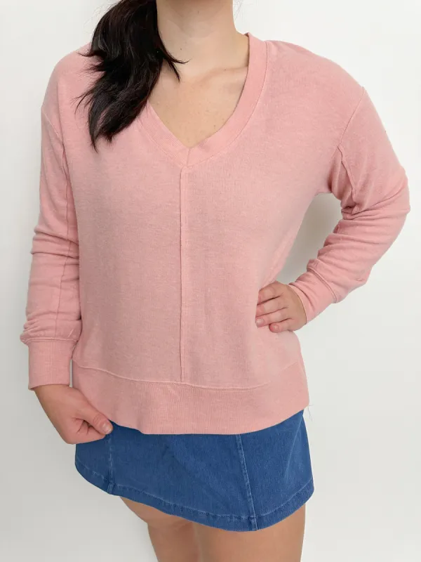 ZS Wilder Cloud V-Neck LS Top sold by Mimosa