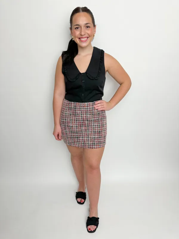 Elvie Collared Crop Tank sold by Mimosa