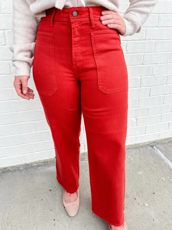 JBD High Rise Utility Wide Leg Brick sold by Mimosa