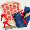 Flora Side Tie Sweater Vest sold by Mimosa