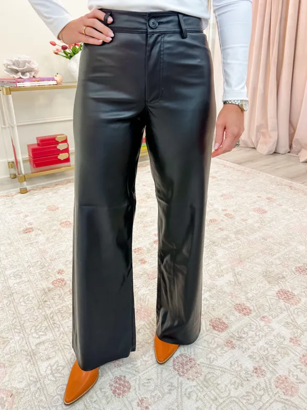 ZS Rilynn Faux Leather Pant sold by Mimosa