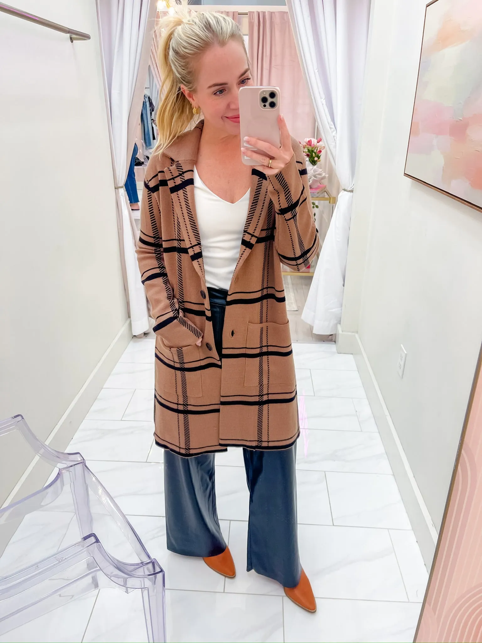 ZS Timber Plaid Cardigan sold by Mimosa product image thumbnail 4