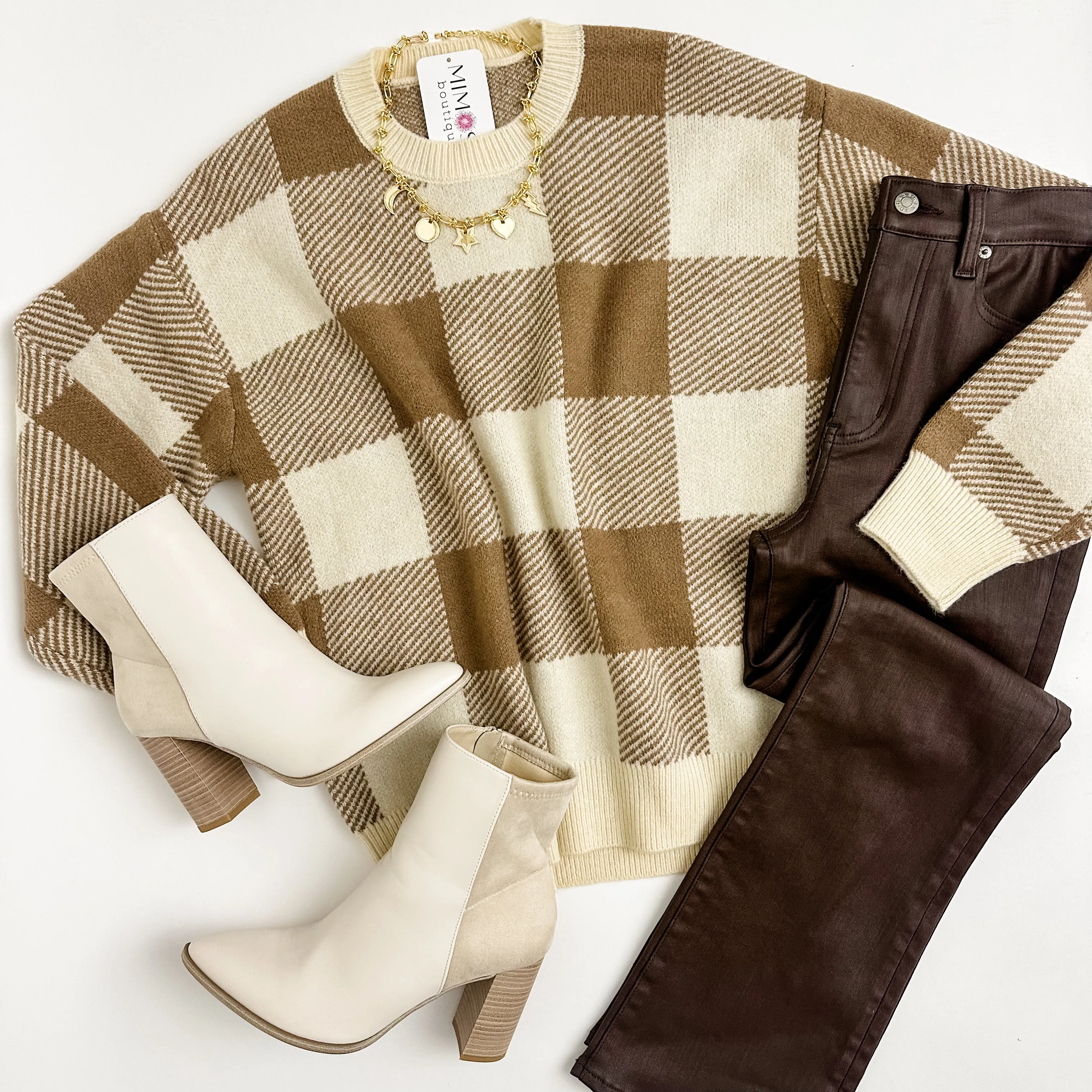 ZS Check You Later Sweater sold by Mimosa